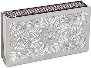 Large Matchbox Cover Flowers Lace