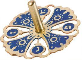 Laser cut Dreidel Pomegranate MULTI COLOR (EM-DRC-1ML)
