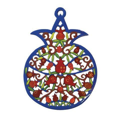 Laser Cut Hand Painted Pomegranate (EM-PMM-1)