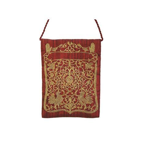 Maroon Oriental Embroidered Bag (EM-PB8M)