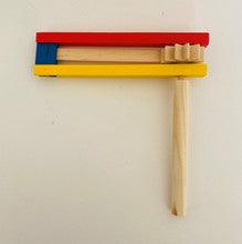 Wood Gragger Small Colored 4"x4.5"