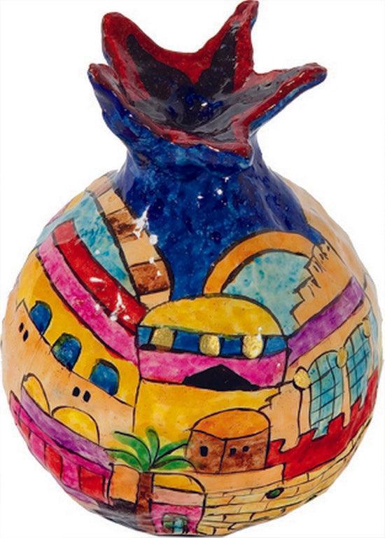 MEDIUM Paper Mache Pomegranate (EM-PM-14)