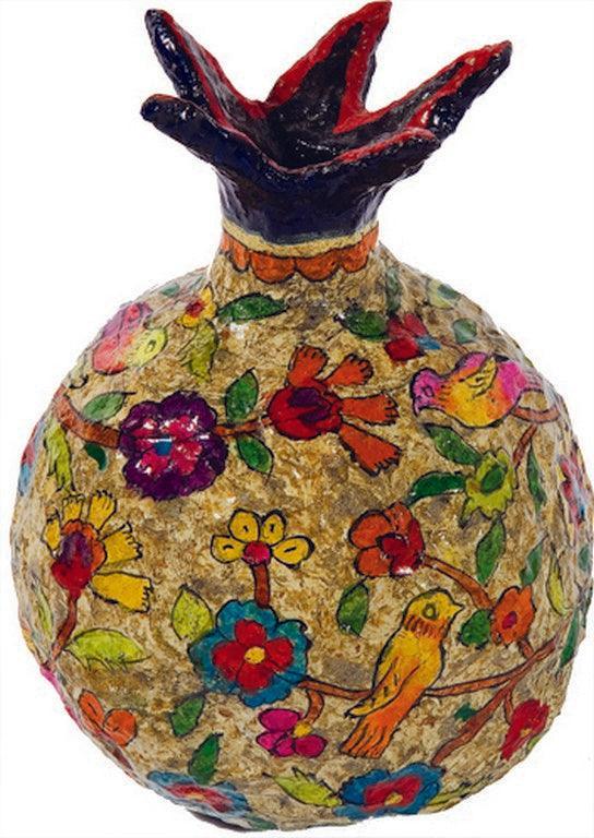 MEDIUM Paper Mache Pomegranate (EM-PM-14)