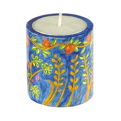 Memorial Candle Holder Seven Species (EM-NN2)