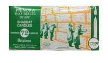 Box of 72 Shabbat Candles-3 Hour -Case of 8