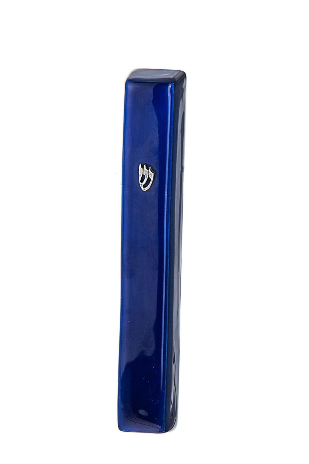 MEZUZAH BLUE LARGE ENAMEL
