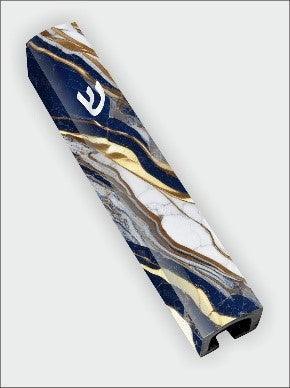 MEZUZAH BLUE/WHITE AGATE