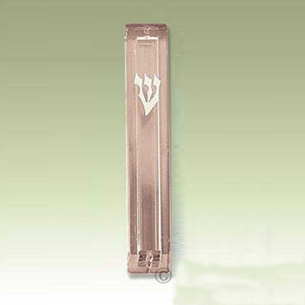MEZUZAH, CLEAR LUCITE, 6"
