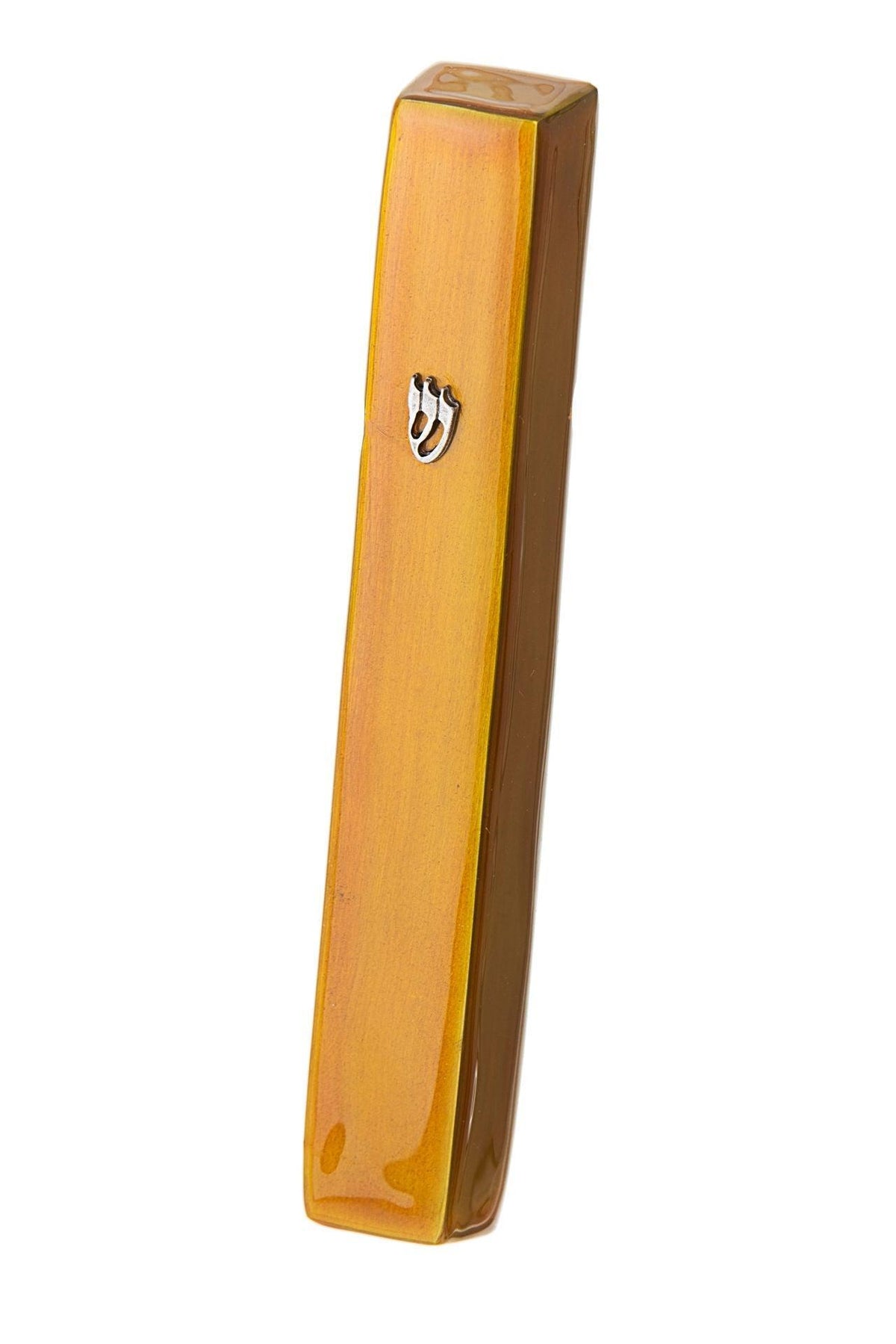 MEZUZAH GOLD LARGE ENAMEL