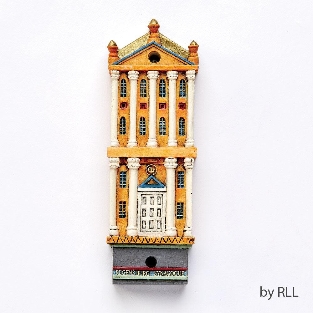 MEZUZAH, REGENSBURG SYNAGOGUE, RESIN,4 1/2" H