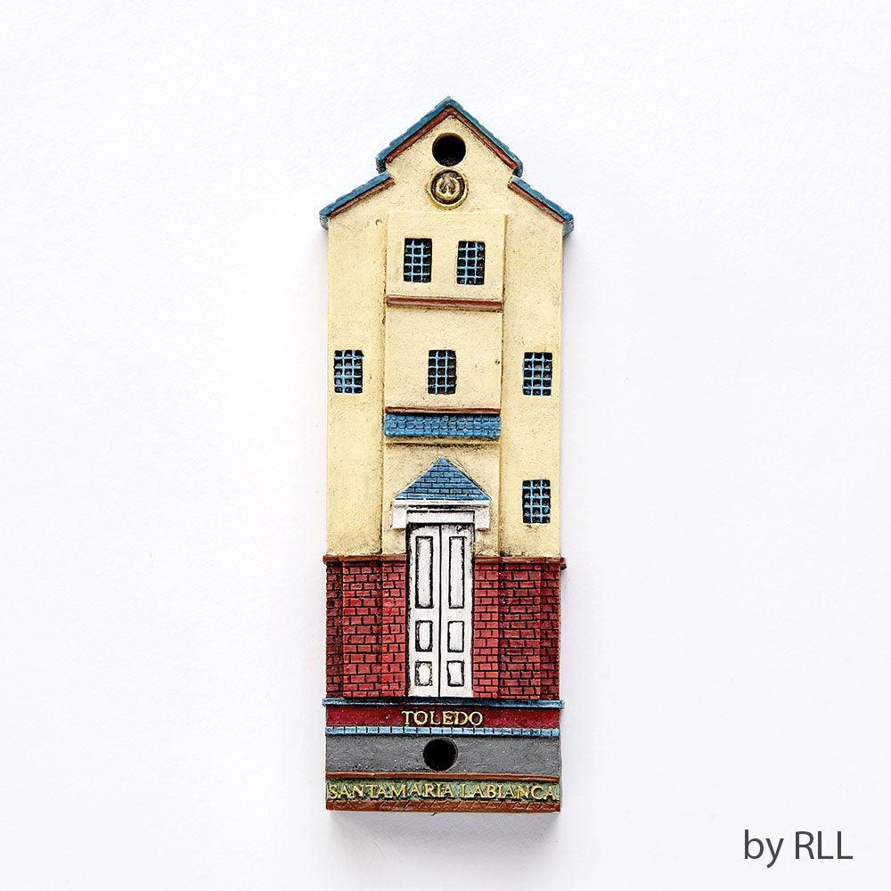 MEZUZAH, TOLEDO SYNAGOGUE REPLICA, RESIN, 4 1/2"