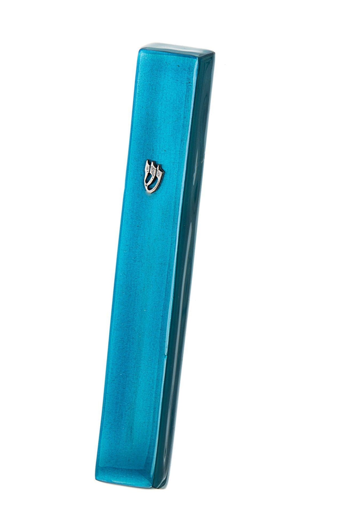 MEZUZAH TURQUOISE LARGE ENAMEL