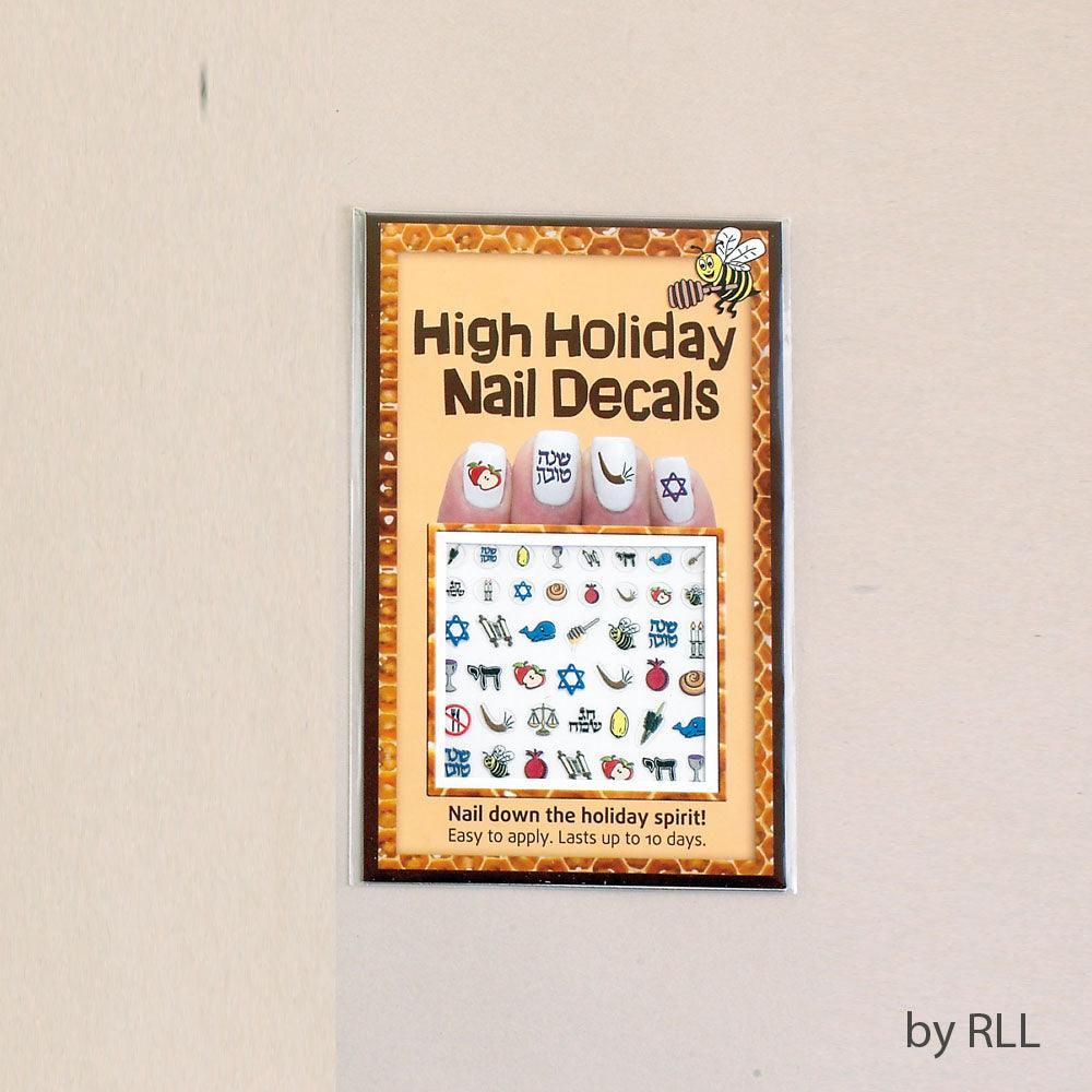 MIDRASH MANICURES HIGH HOLIDAY NAIL DECALS, INCL 44 DECALS