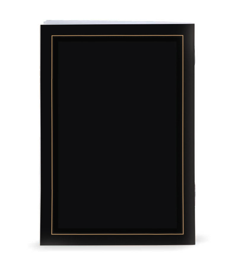 Custom Mincha Maariv with Border – Pocket Size 3X4 (Edot Hamizrach) (Black Gold)
