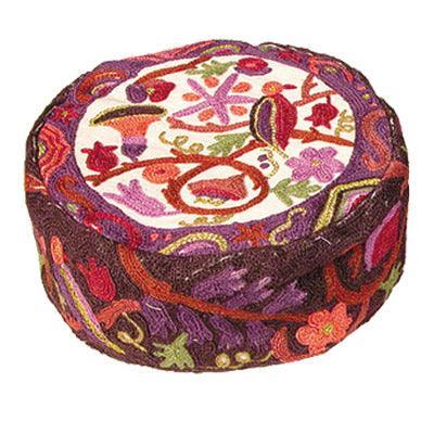 Multicolored Birds Hand Embroidered Hat