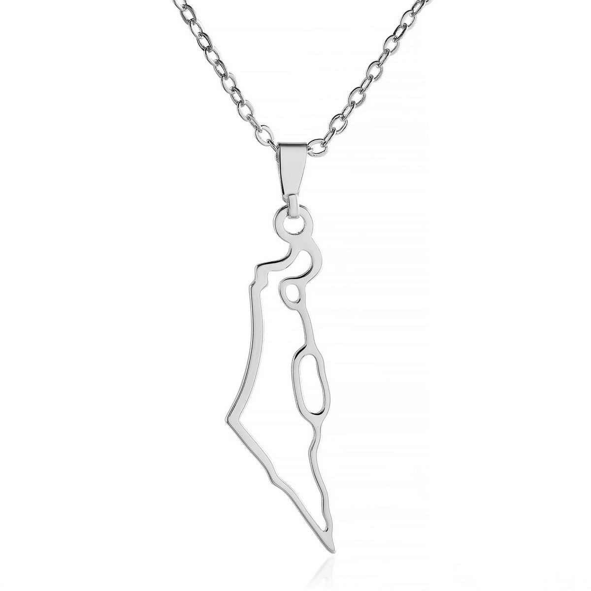 Necklace Silver Rhodium