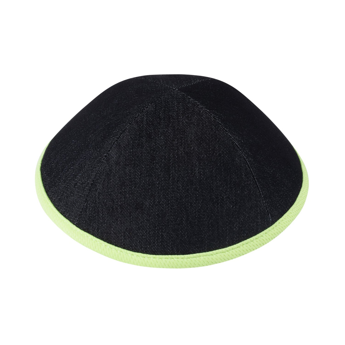 IKIPPAH DARK DENIM COLORS W/ COLORED RIM YARMULKE