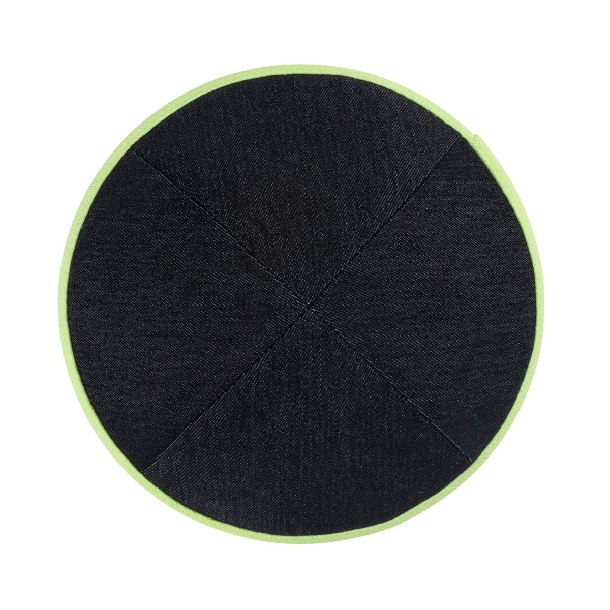 IKIPPAH DARK DENIM COLORS W/ COLORED RIM YARMULKE