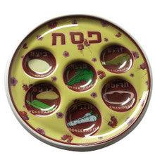 Disposable Seder Plate Flower - Plastic Pack of 100