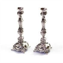 Silverplate Candlesticks 7"