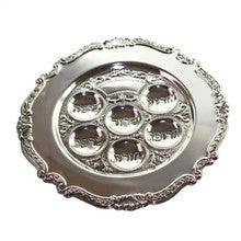 SEDER TRAY SILVER PLATE 13"