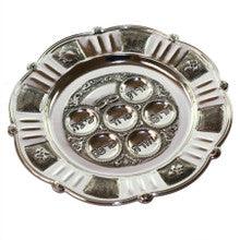 Silverplate Round Pesach Seder Plate