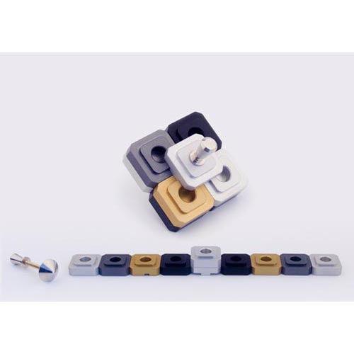 THE DREIDEL - MENORAH - black - mn011, gold, grey, silver