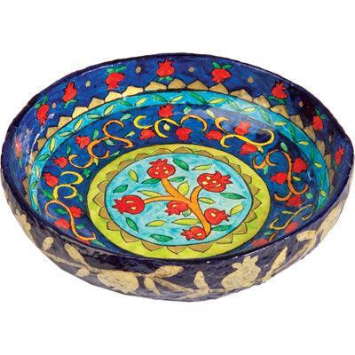 Paper Mache Bowl Pom Colored ROUND MEDIUM (EM-PM-2A)