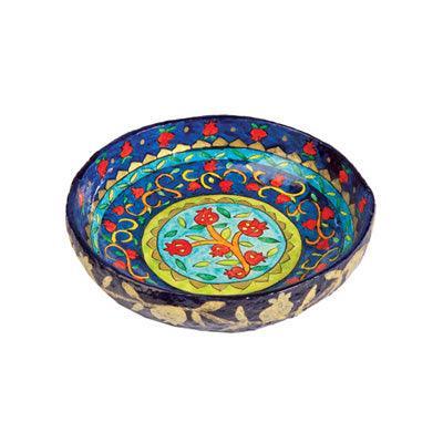 Paper Mache Bowl Pomegranate Colored ROUND SMALL (EM-PM-1A)