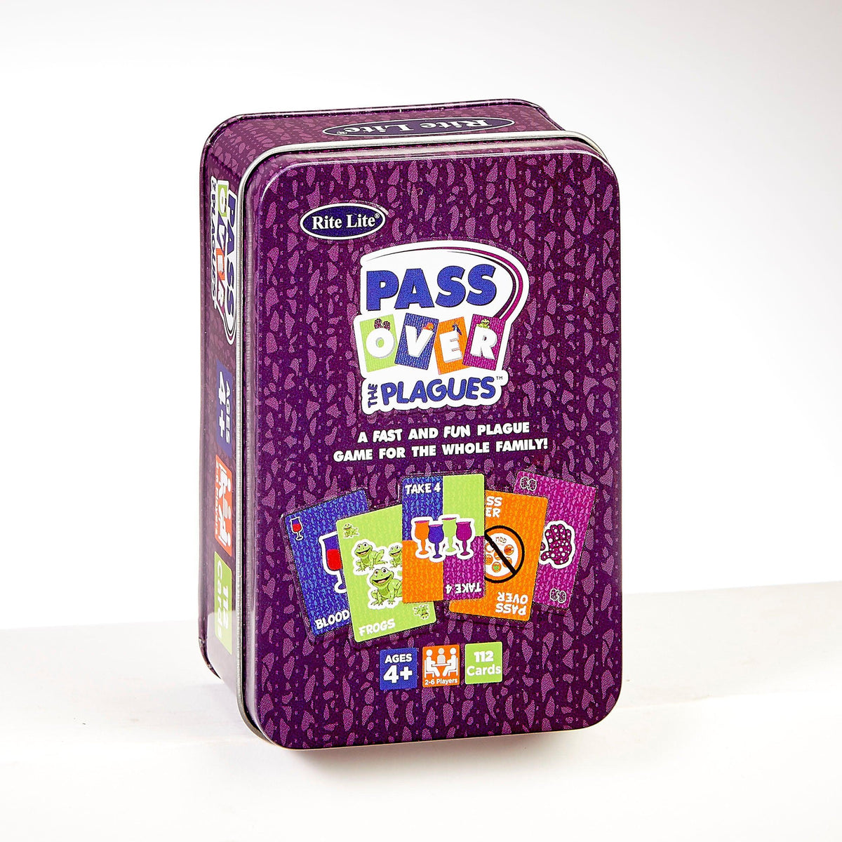PASS OVER THE PLAGUESÃ¢â€žÂ¢ GAME,112 CARDS, 4" x 3",COLLECTIBLE TIN