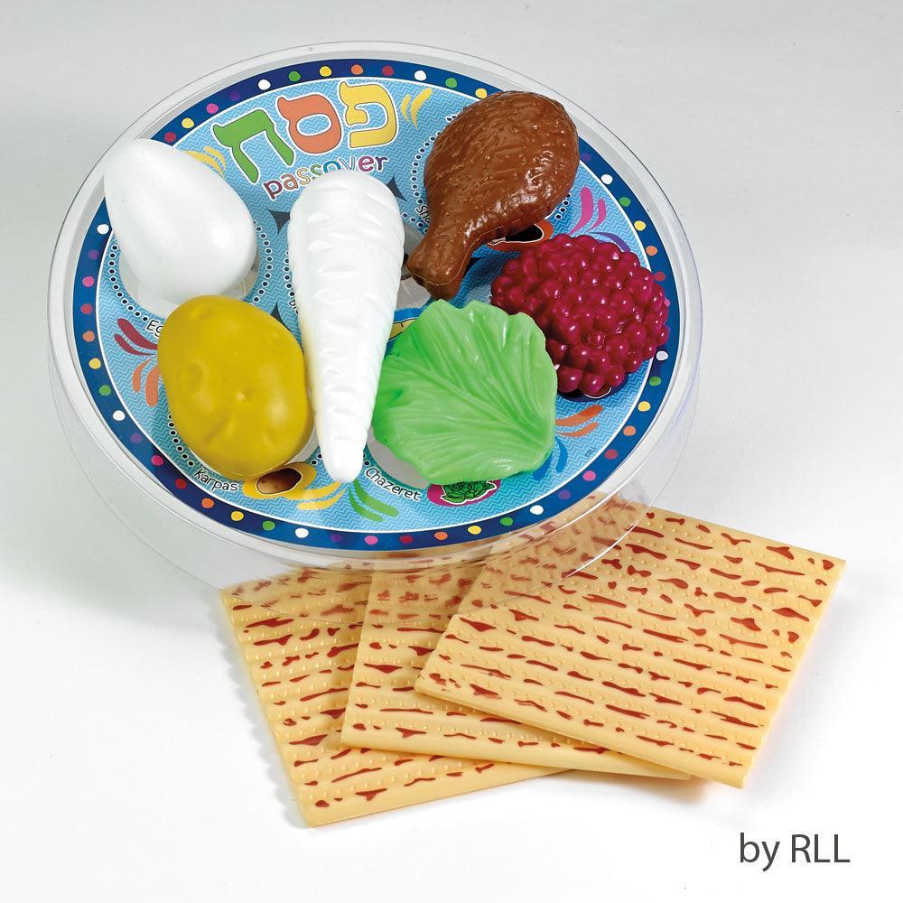 PASSOVER DELUXE PLAY SEDER SET, PLASTIC, 10 PCS, 8", GIFT BOX
