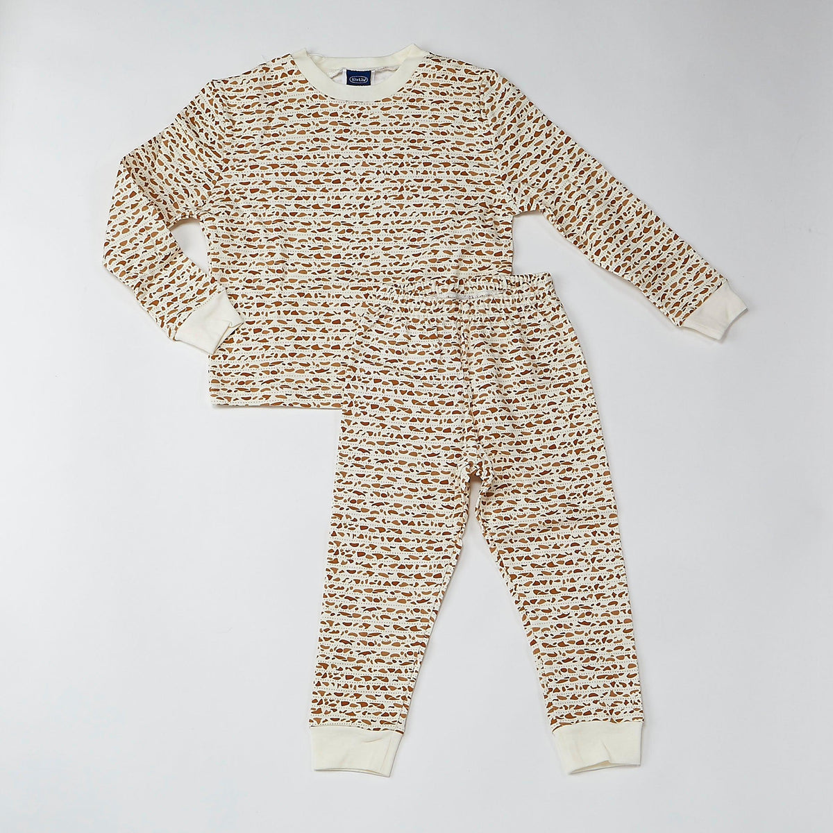 PASSOVER KIDS PAJAMAS,MATZAH PATTERN,100% COTTON,SIZE 2T-3T,BAG