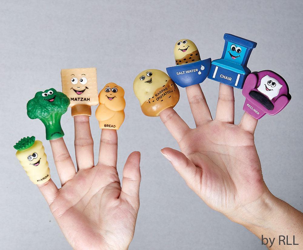 PASSOVER "MAH NISHTANA" PUPPETS, VINYL, 8 PCS, COLOR BOX