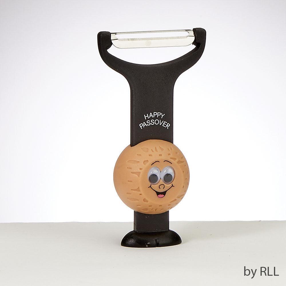 PASSOVER PEELER, "MATZAH BALL", ABS AND S/S, 4.75", CARDED