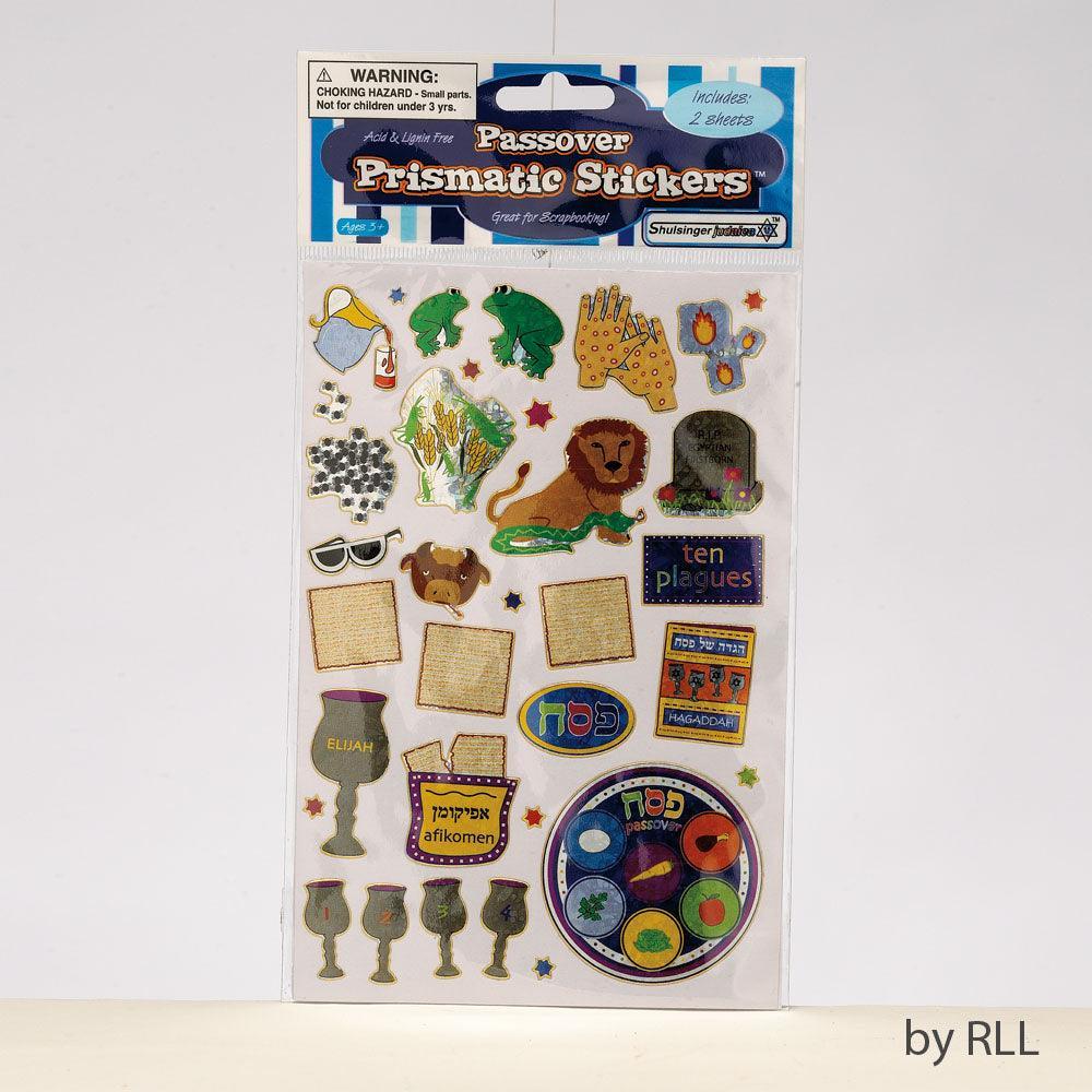 PASSOVER STICKERS, ACID & LIGNIN FREE, 4" x 6", 2 SHEETS, PBH