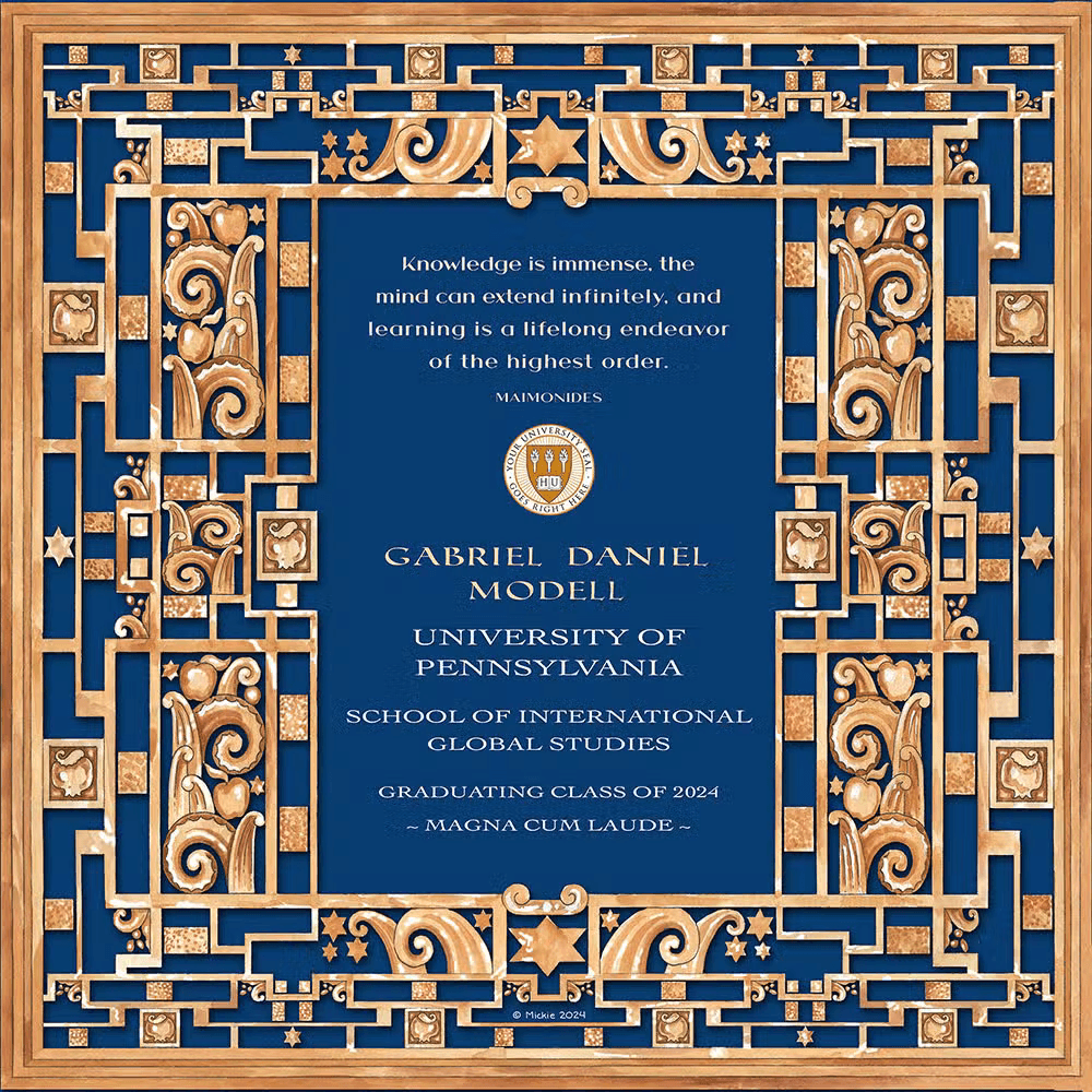 PERSONALIZED GRADUATING CLASS ~ â€œART DECOâ€