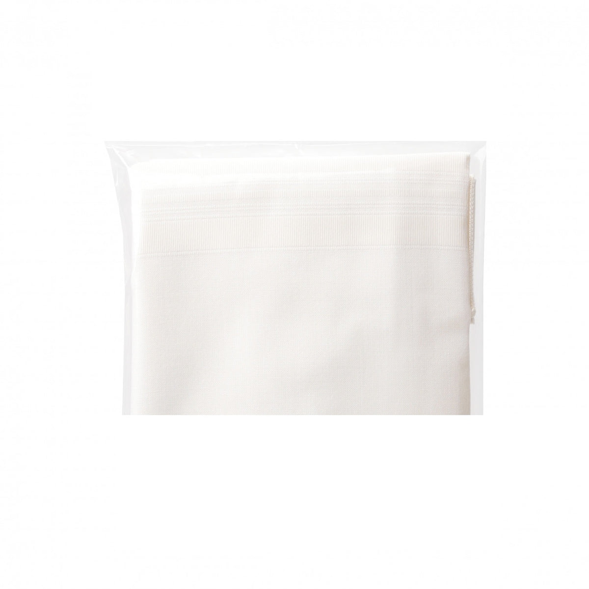 Sephardy Wool Tzitzit White on white. Avodat Yad  100% Wool  [Adult]
