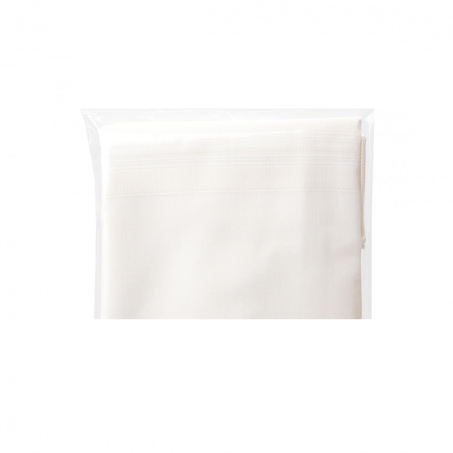 Sephardy Wool Tzitzit White on white. Avodat Yad  100% Wool  [Adult]