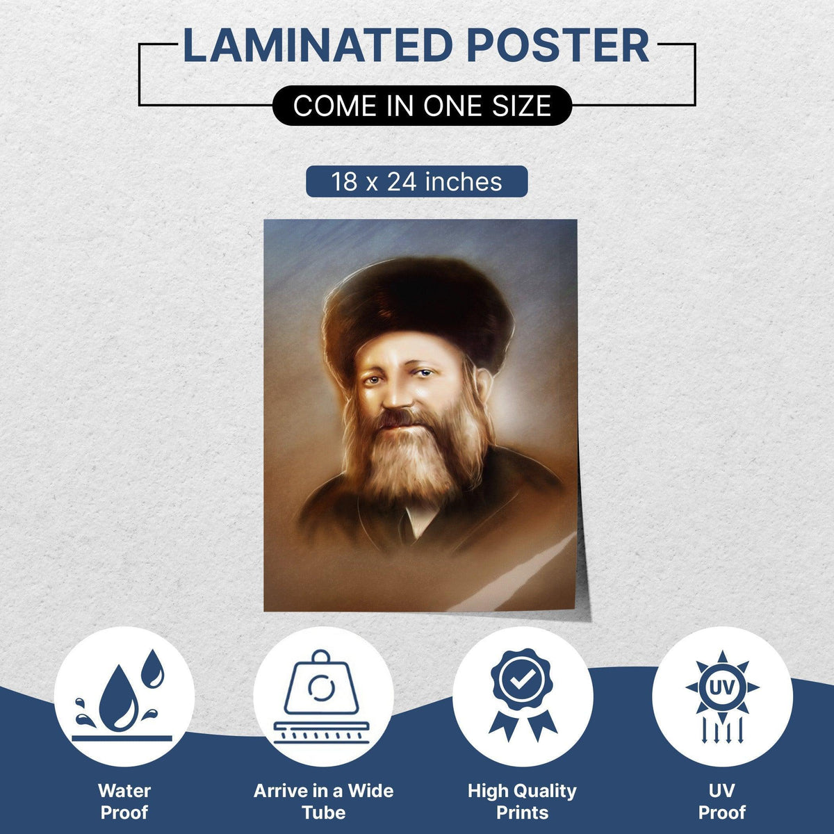 Rabbi Abraham Isaac Kook zt"l sukkah poster | Jewish art | Gift | Israel | Religious Prints | Jewish educational poster | Sukkah decoration - Ben-Ari Art Gallery