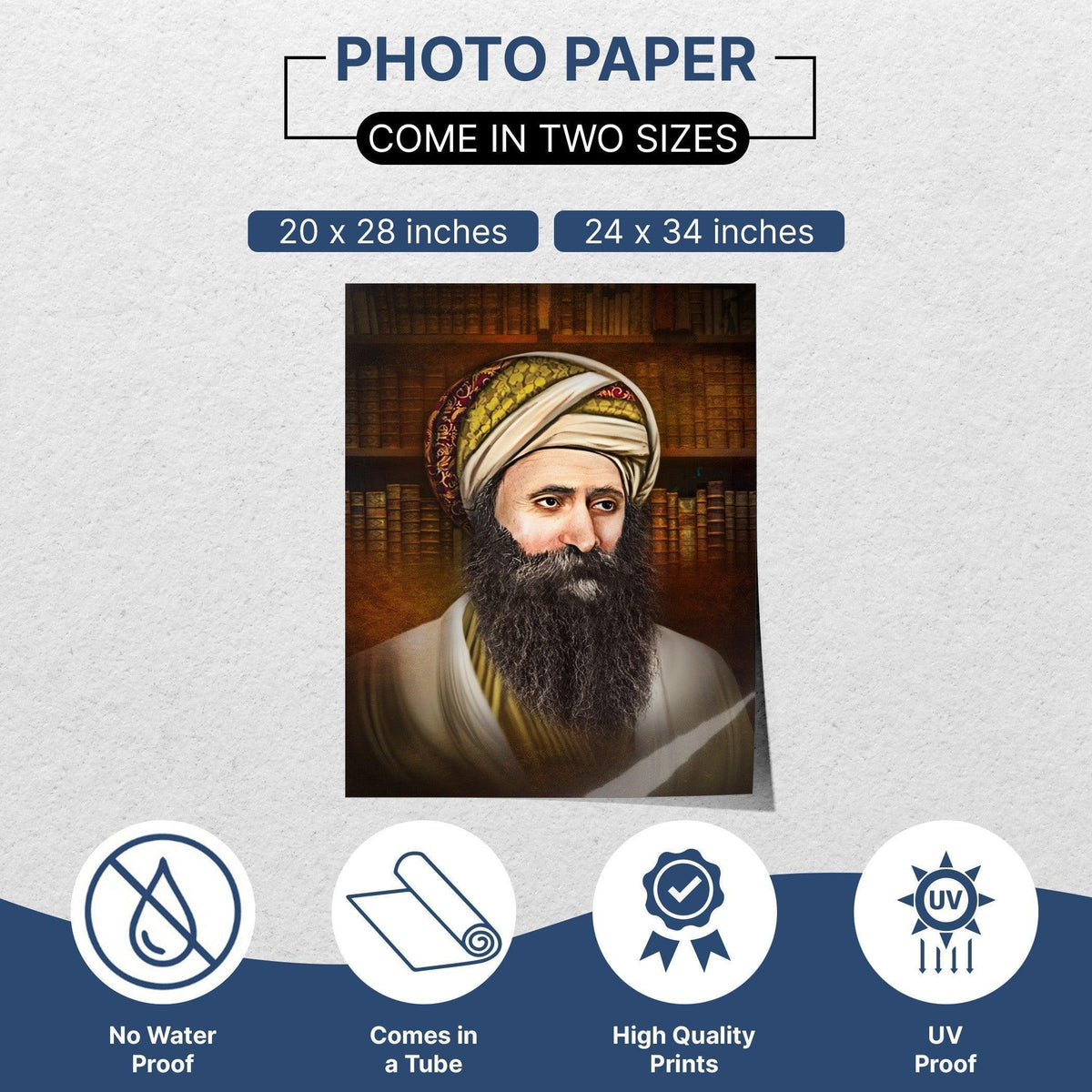 Rabbi Yosef Chaim Sukkah Poster | Jewish art | Gift | Israel | Religious Prints | Jewish educational poster | Sukkah decoration - Ben-Ari Art Gallery