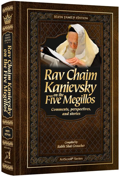  Rav Chaim Kanievsky on the Five Megillos