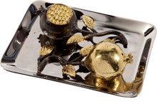 Emanuel Salt & Pepper with Copper Pomegranate Branch