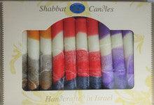 12 Tapered Israeli Shabbat Candles-Cream Mix