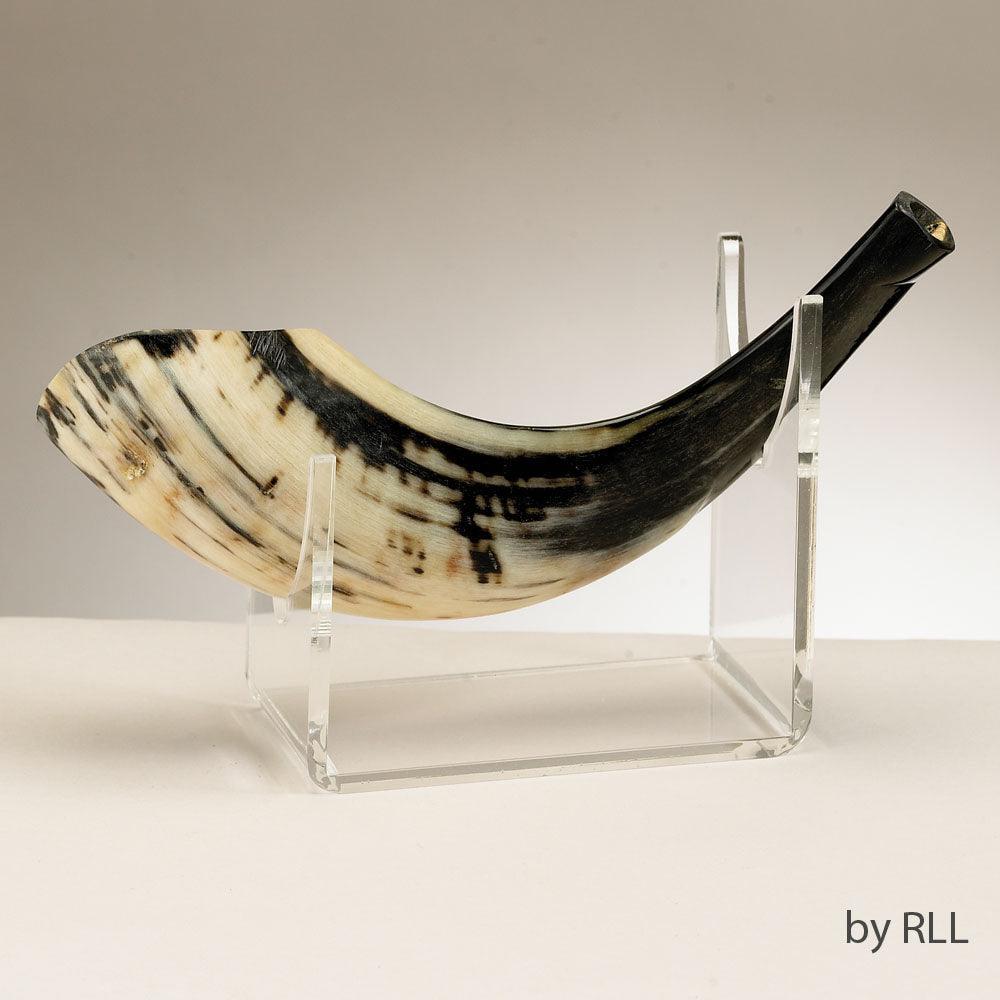 SHOFAR STAND, ACRYLIC, 4.75" x 4.25", LABEL