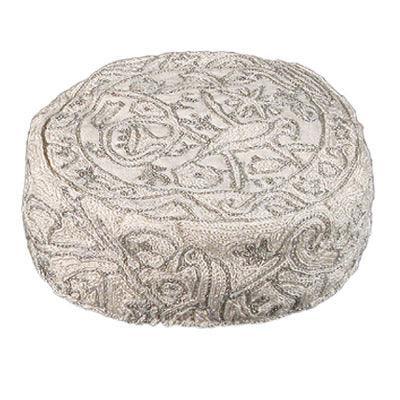 Silver Birds  Hand Embroidered Hat