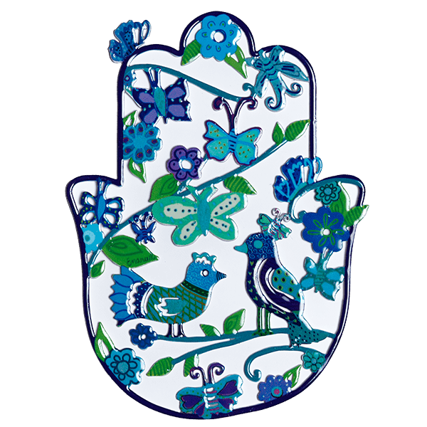 Small Enamel Lacquer Hamsa (EM-SHF)