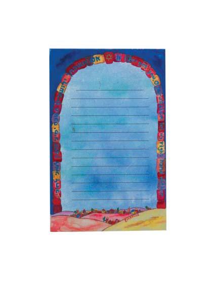 Small Hills Magnetic Notepad