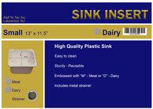 Small Sink Insert 14.75"x13.75"-Dairy
