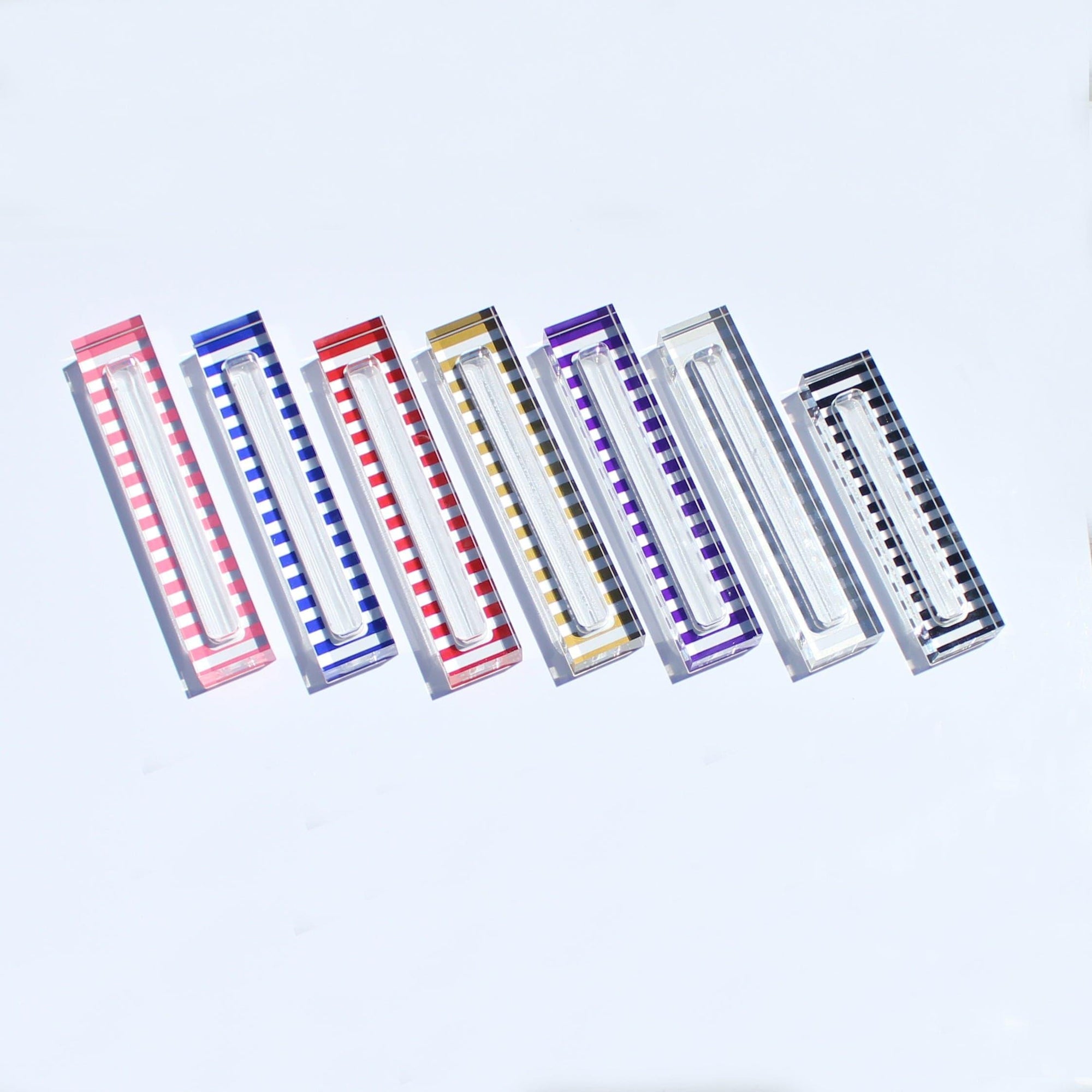 Stripe Mezuzah Case - Waterdale Collection