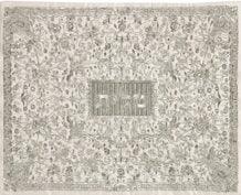 Tallit Bag Full Embroidered SILVER (EM-TBF-4)